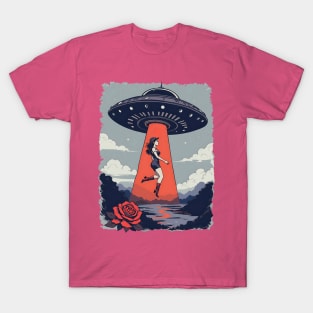 UFO GIRL FLOWER T-Shirt